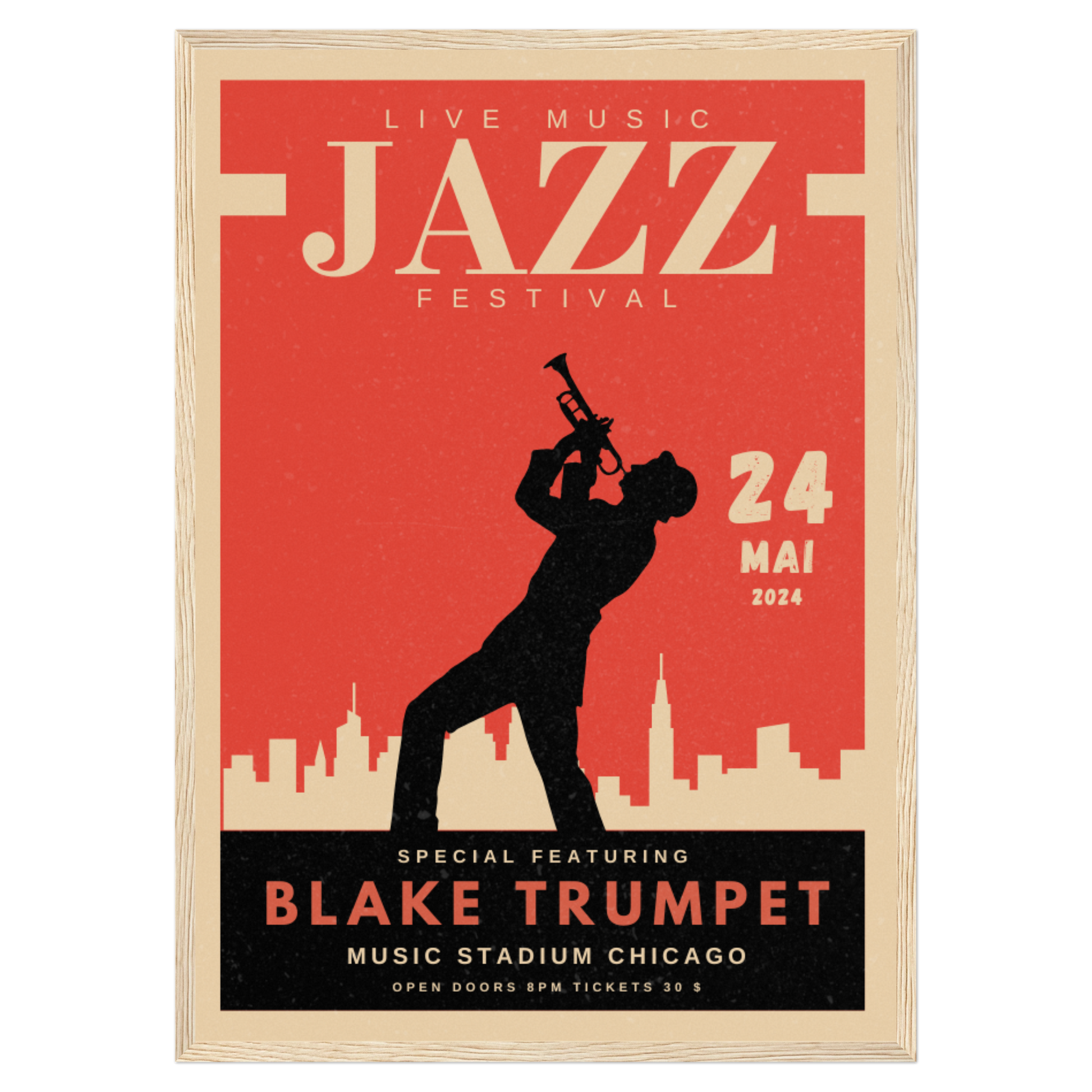Festival Musique Jazz - Trompette Bleue Vague Flow