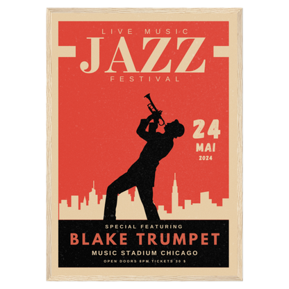 Festival Musique Jazz - Trompette Bleue Vague Flow