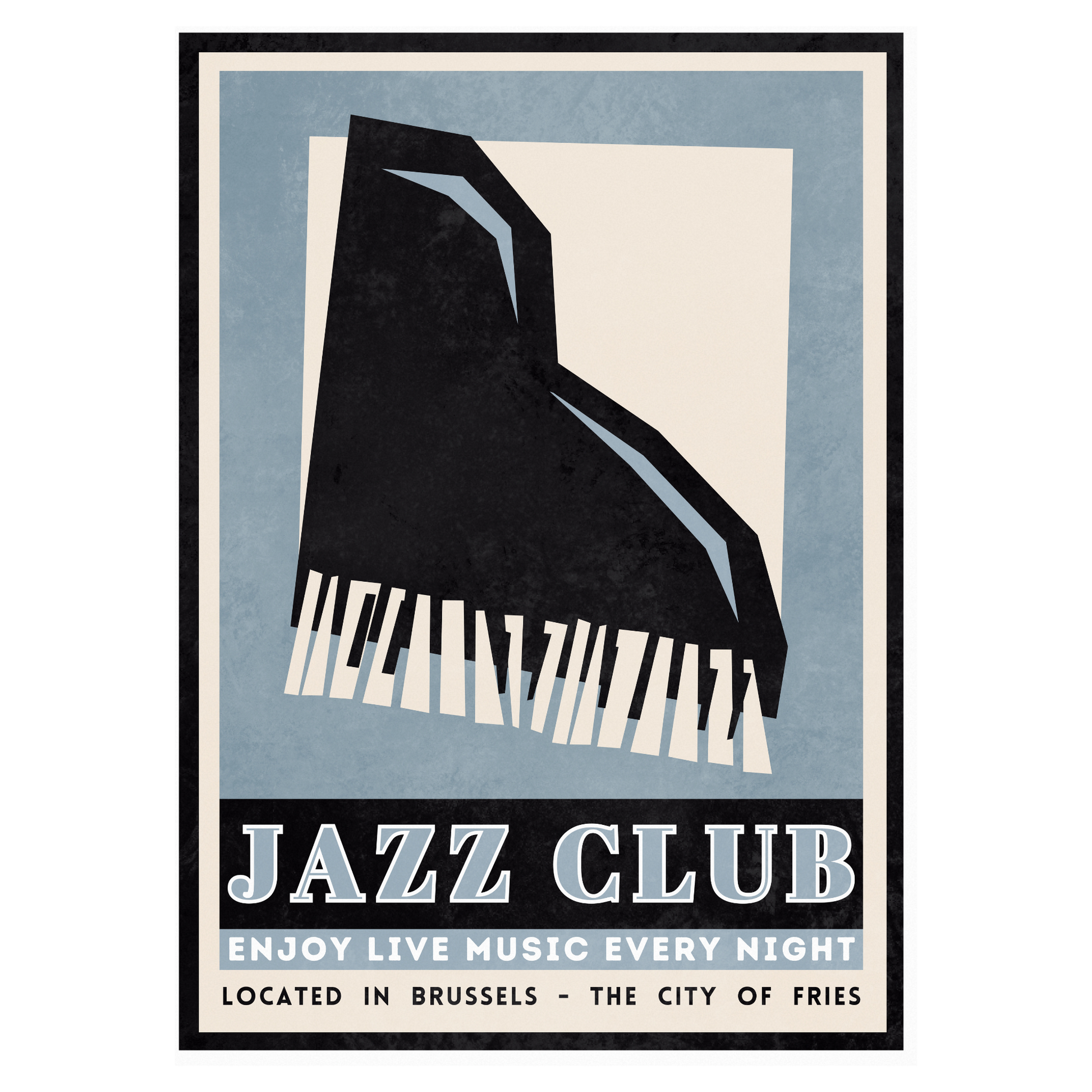 Jazz Club - Piano Live Bleue Vague Flow