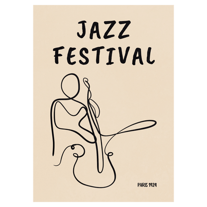 Jazz Festival Paris - Contrebasse Bleue Vague Flow