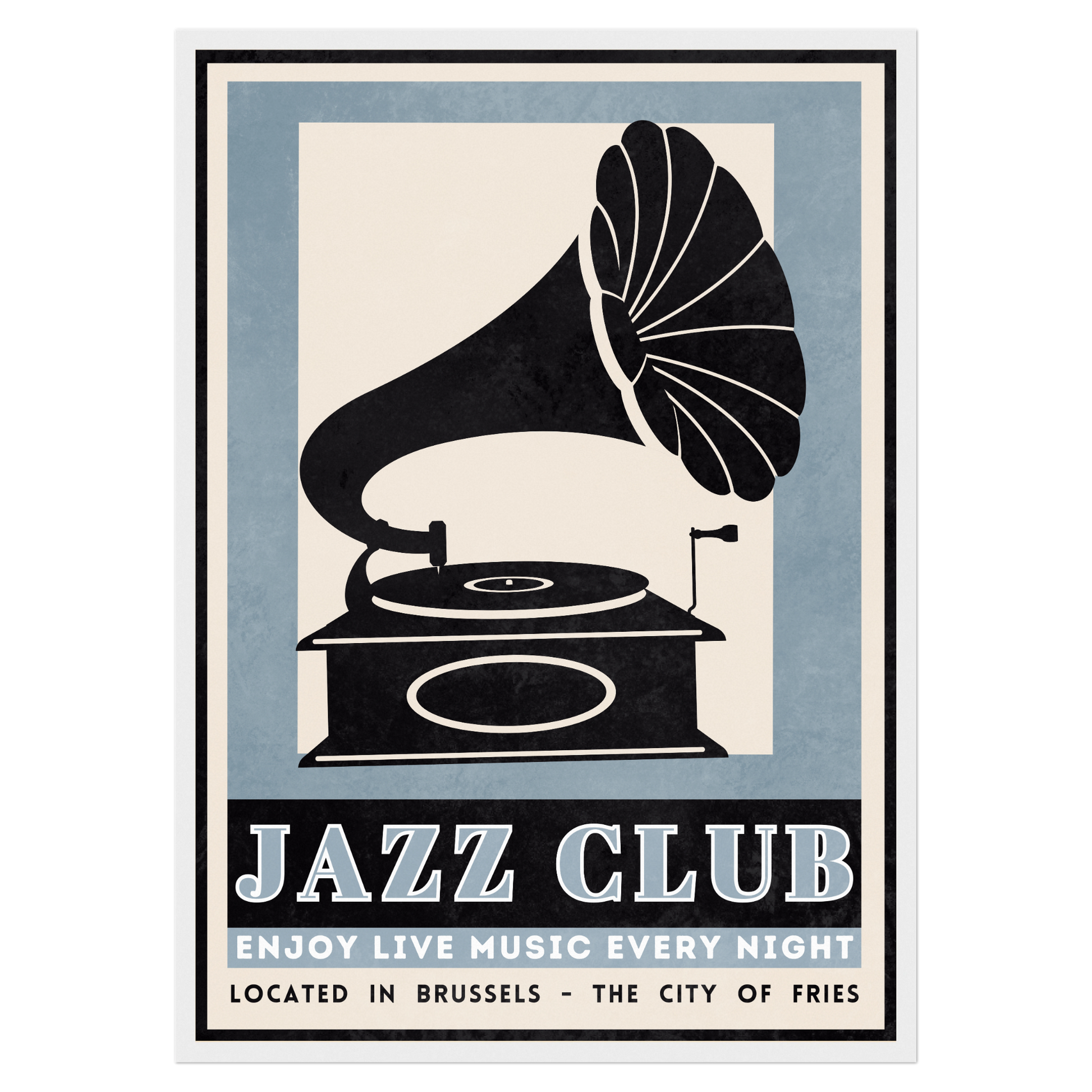 Jazz Club - Platine Live Bleue Vague Flow