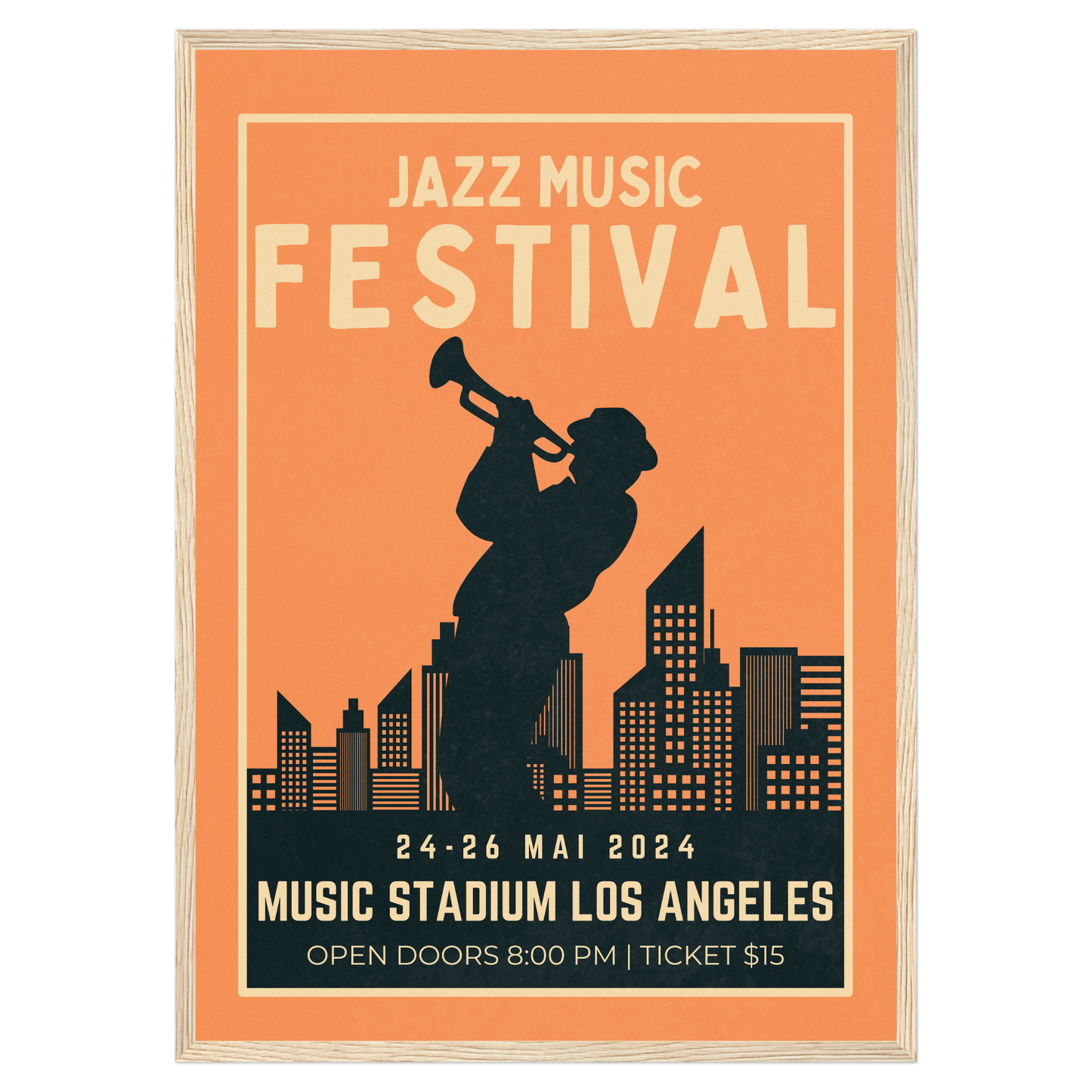 Festival Jazz - Trompette Bleue Vague Flow