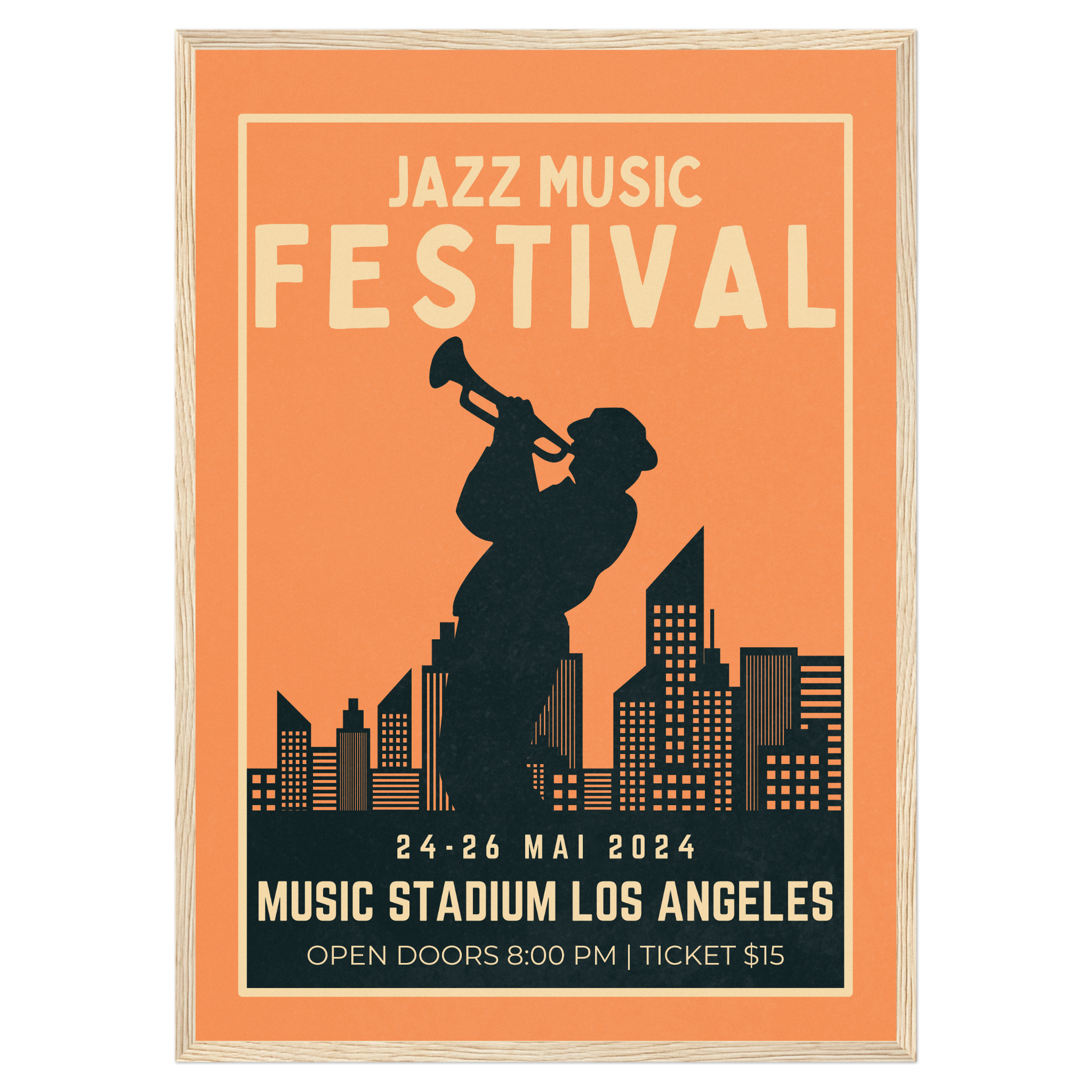 Festival Jazz - Trompette Bleue Vague Flow
