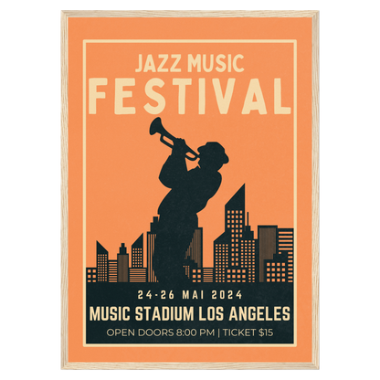 Festival Jazz - Trompette Bleue Vague Flow