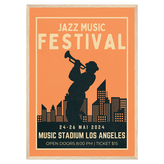 Festival Jazz - Trompette Bleue Vague Flow