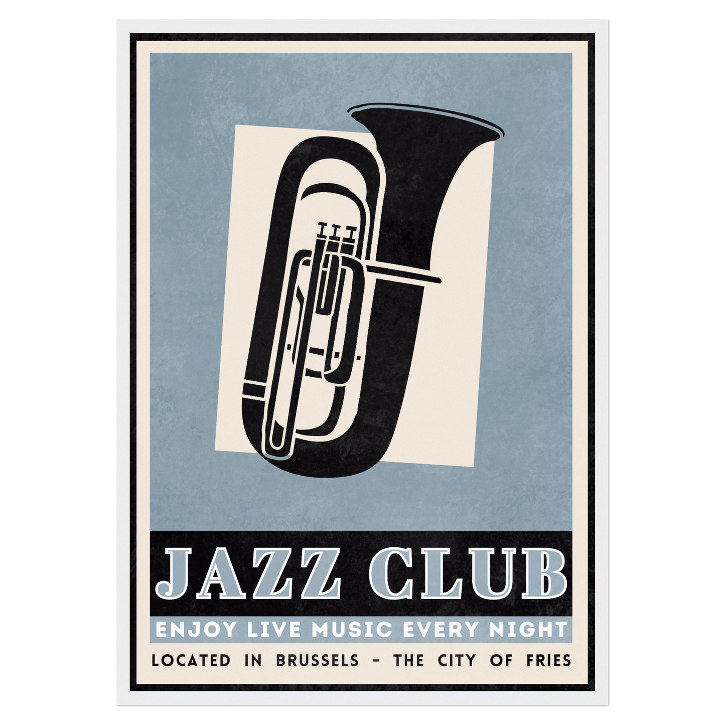 Jazz Club - Trompette Live Bleue Vague Flow