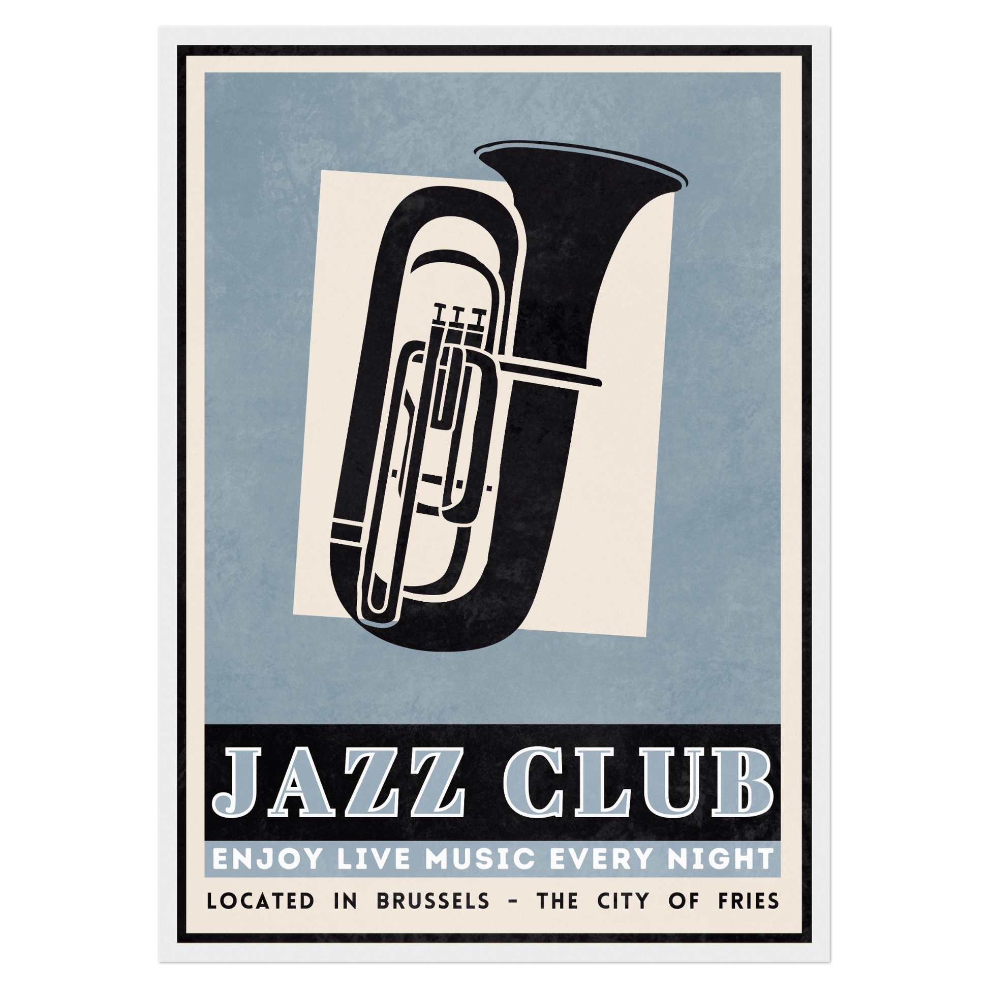 Jazz Club - Trompette Live Bleue Vague Flow