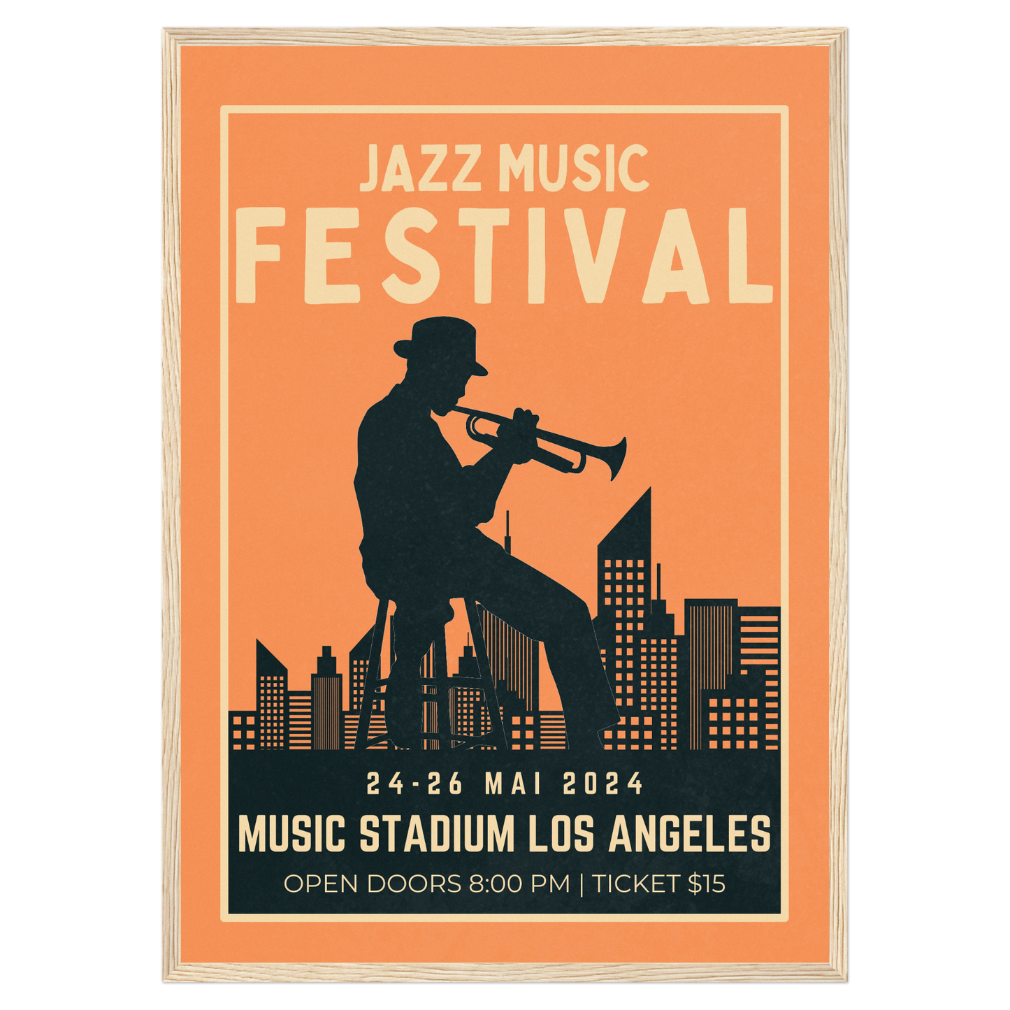 Festival Jazz - Trompette Show Bleue Vague Flow
