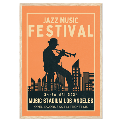 Festival Jazz - Trompette Show Bleue Vague Flow