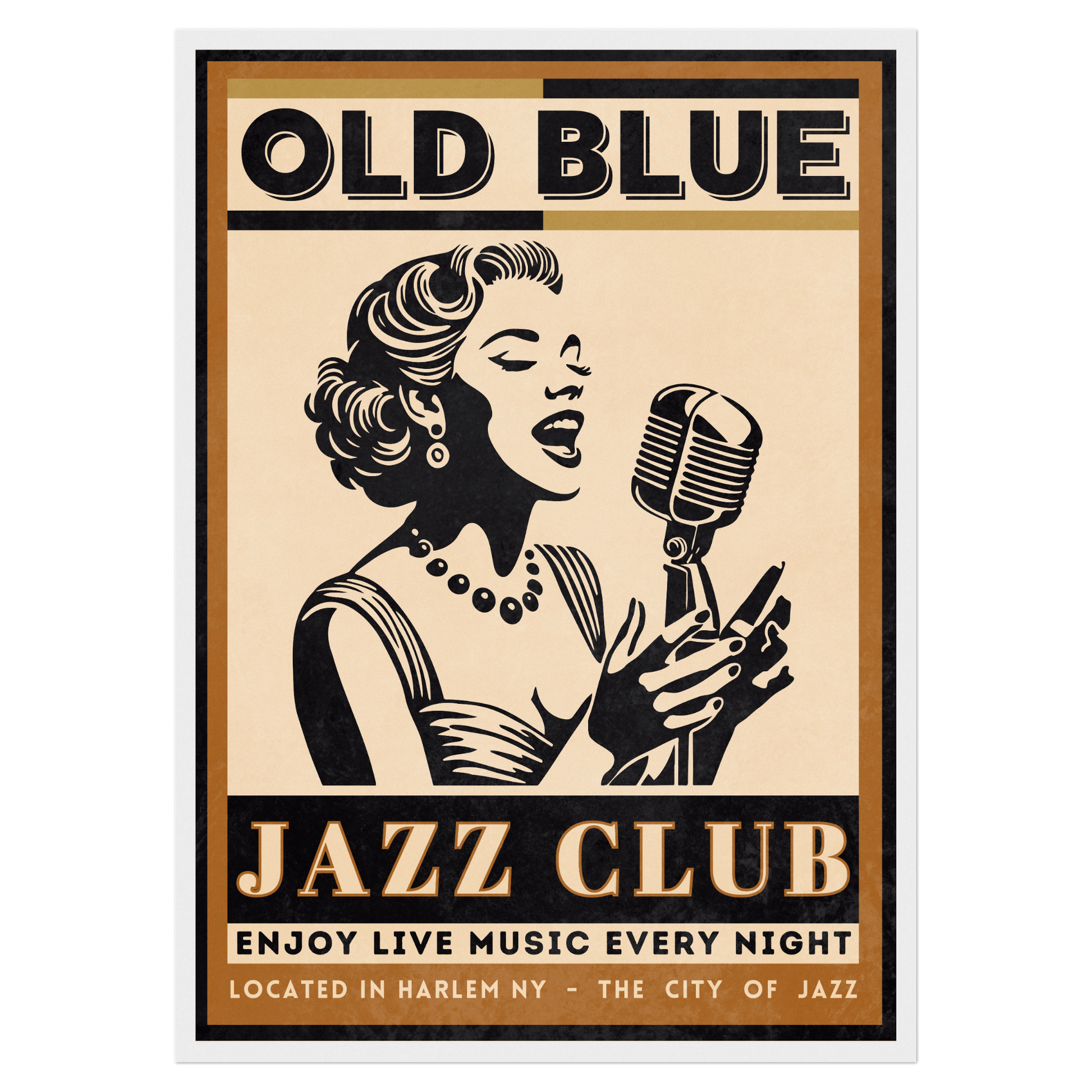 Old Blue Night - Chanteuse Bleue Vague Flow