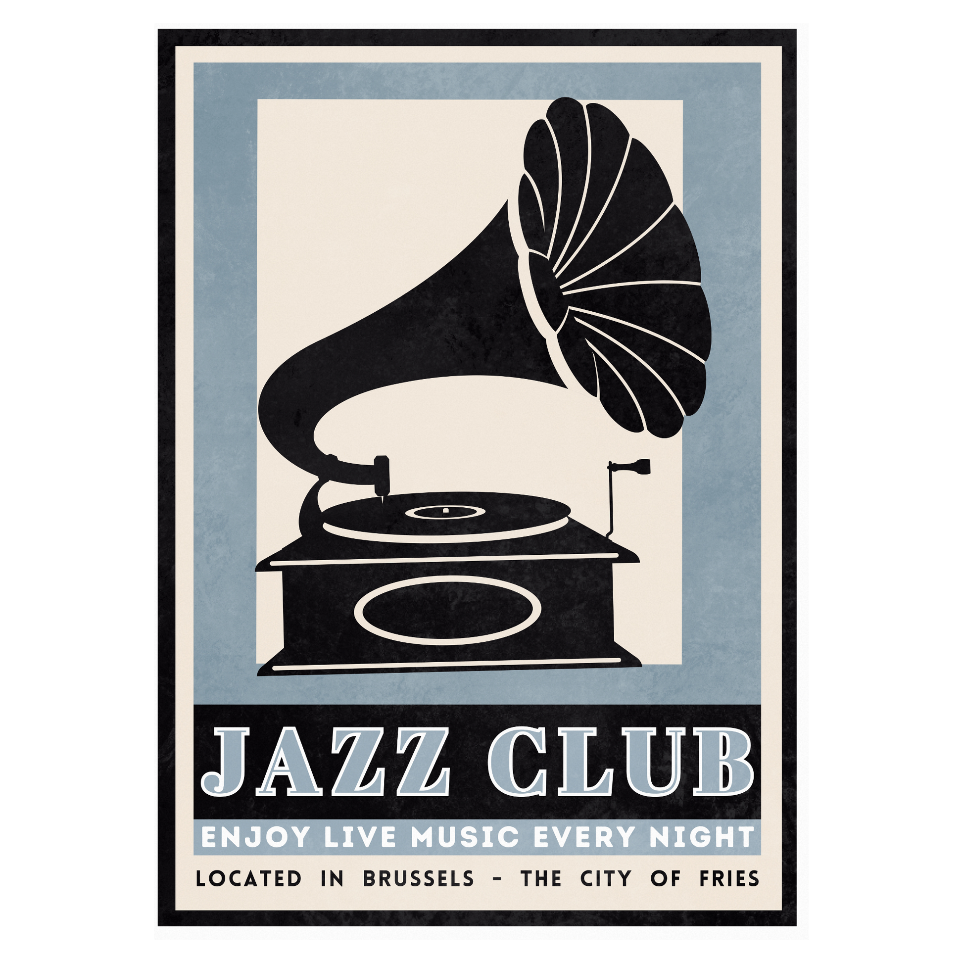 Jazz Club - Platine Live Bleue Vague Flow