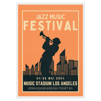 Festival Jazz - Trompette Bleue Vague Flow