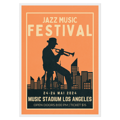 Festival Jazz - Trompette Show Bleue Vague Flow
