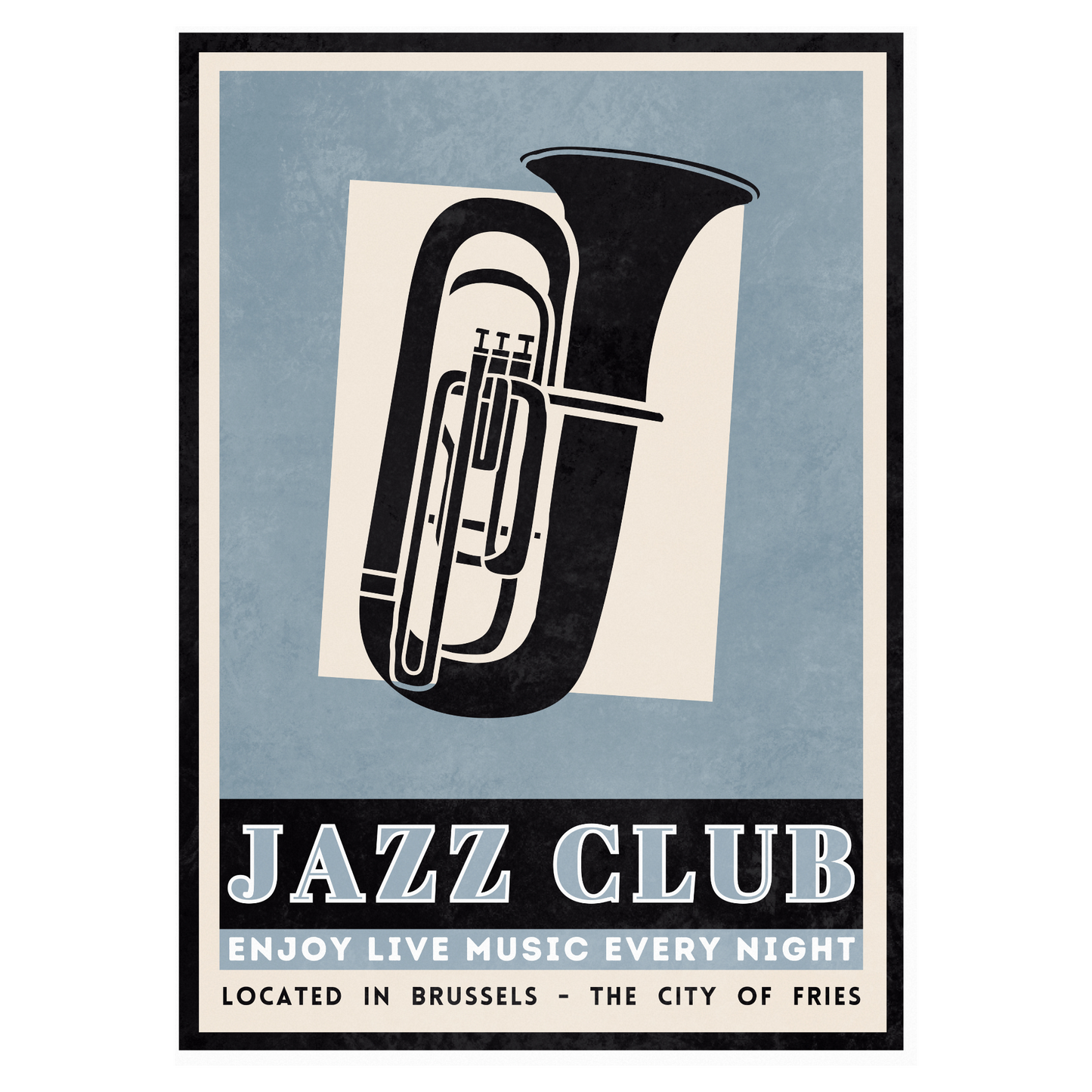 Jazz Club - Trompette Live Bleue Vague Flow