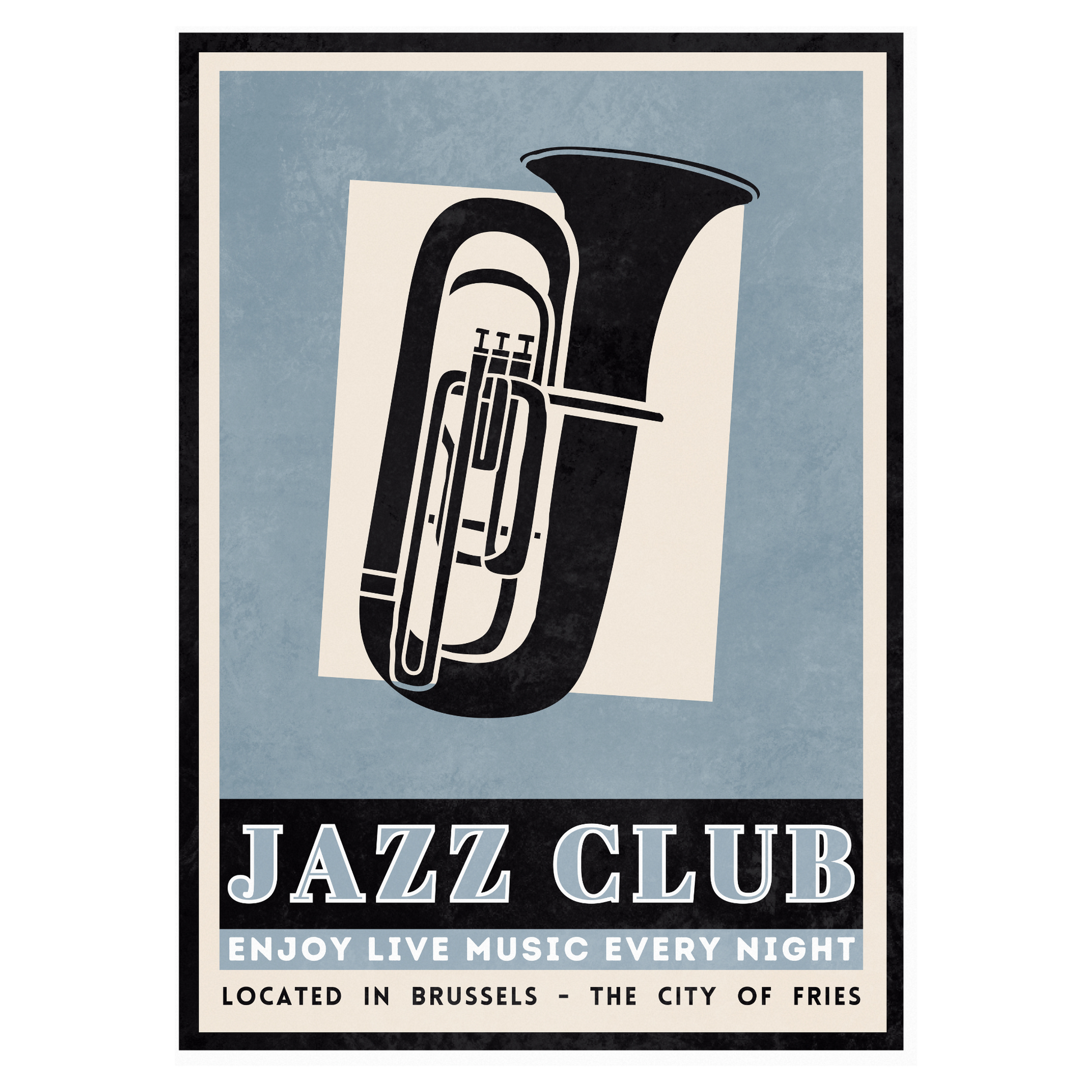 Jazz Club - Trompette Live Bleue Vague Flow
