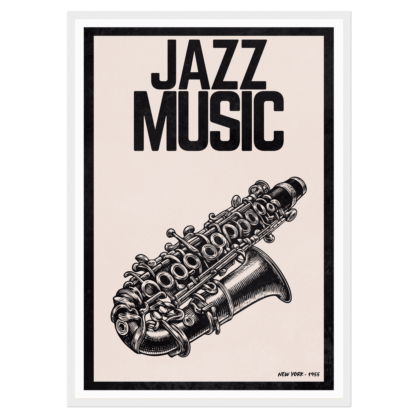 Musique Jazz - Saxophone Bleue Vague Flow
