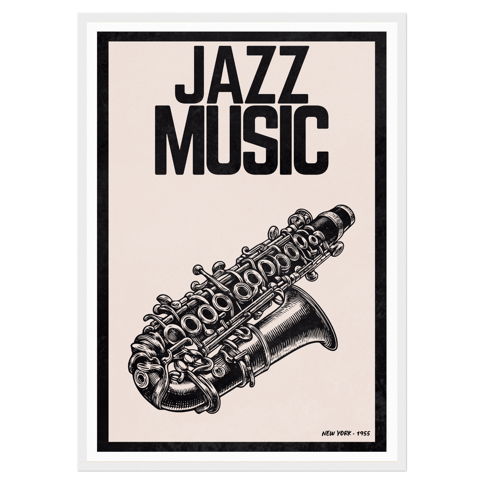 Musique Jazz - Saxophone Bleue Vague Flow