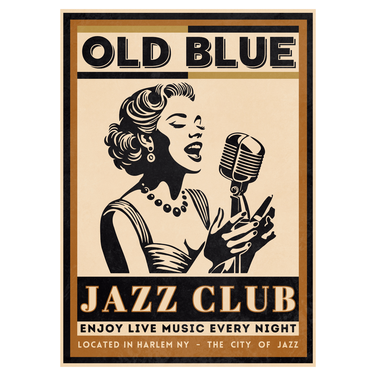Old Blue Night - Chanteuse Bleue Vague Flow