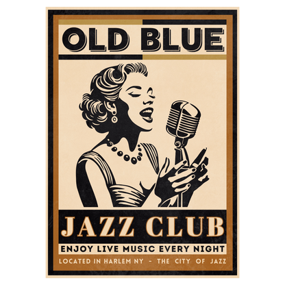Old Blue Night - Chanteuse Bleue Vague Flow