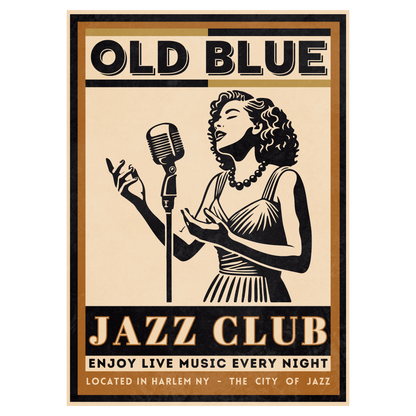 Old Blue Night - Interprète Bleue Vague Flow
