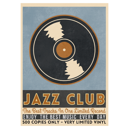 Jazz Club - Vinyle Bleue Vague Flow