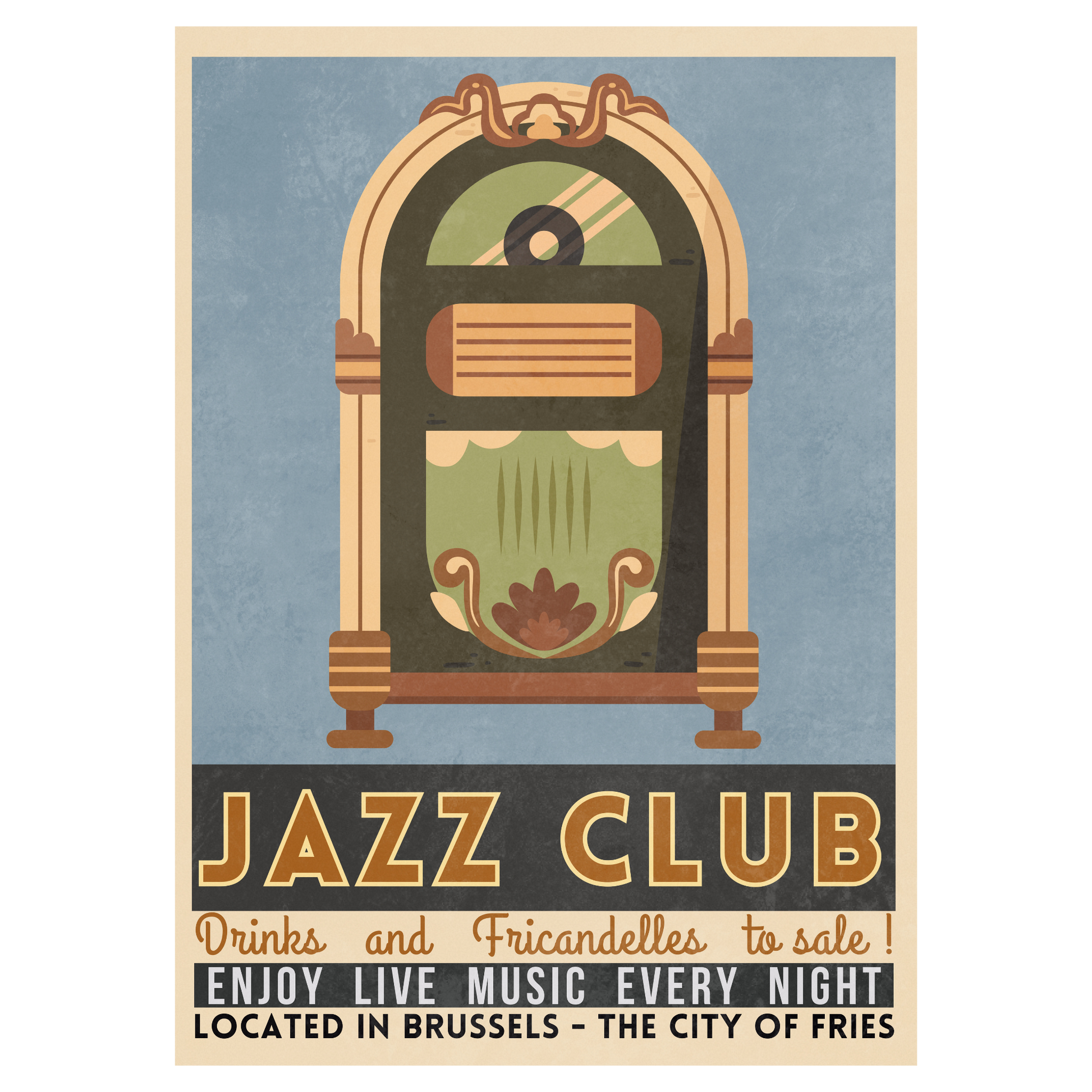 Jazz Club - Jukebox Bleue Vague Flow