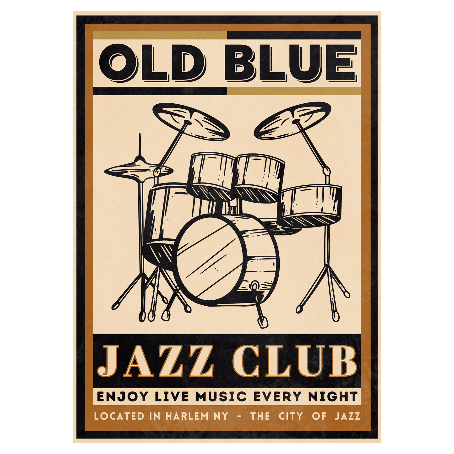 Old Blue Night - Batterie Bleue Vague Flow