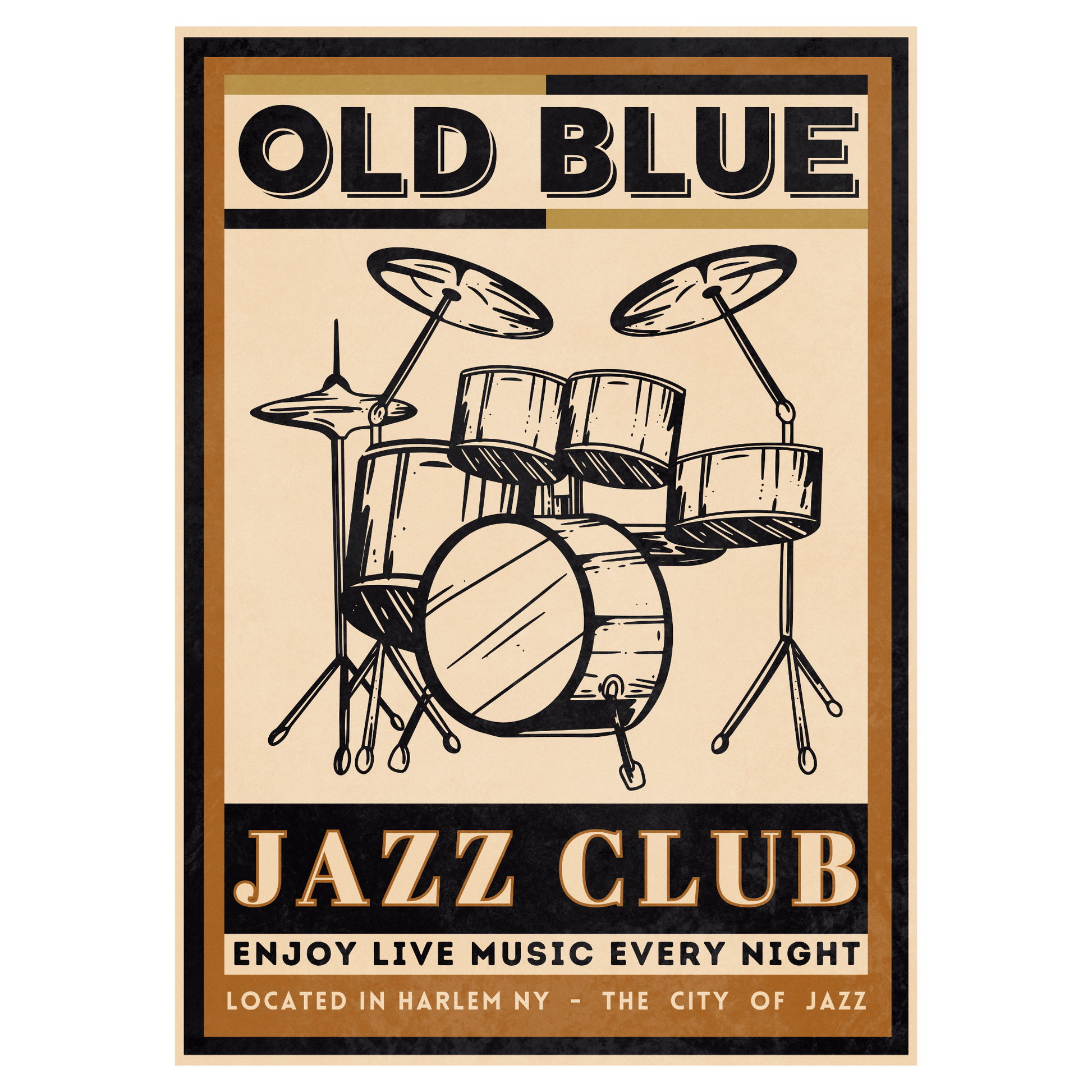 Old Blue Night - Batterie Bleue Vague Flow