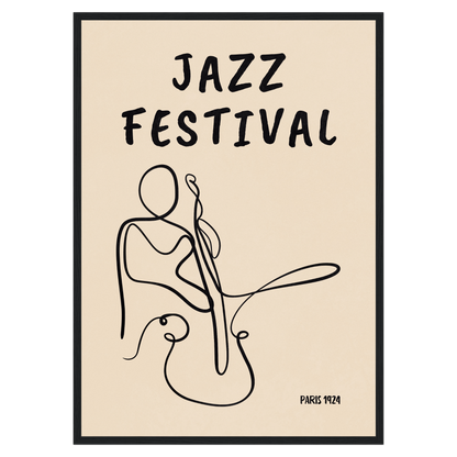Jazz Festival Paris - Contrebasse Bleue Vague Flow