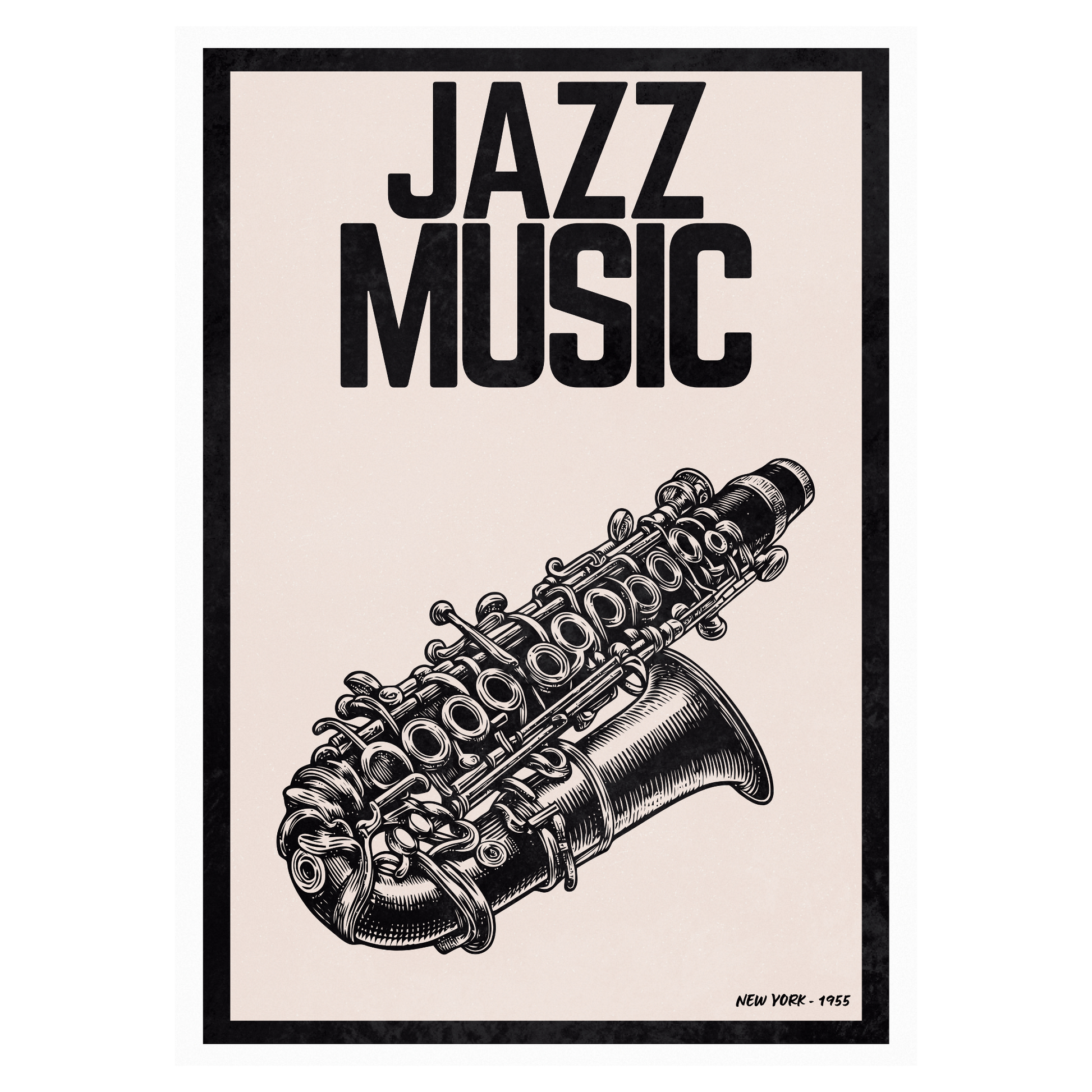 Musique Jazz - Saxophone Bleue Vague Flow