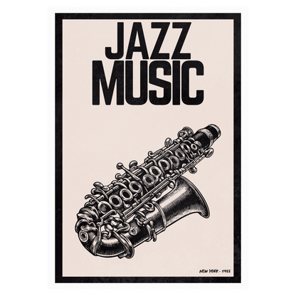 Musique Jazz - Saxophone Bleue Vague Flow