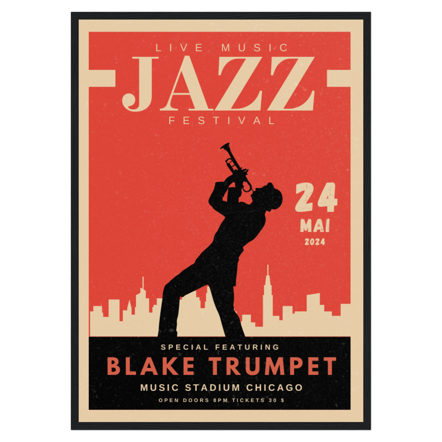 Festival Musique Jazz - Trompette Bleue Vague Flow
