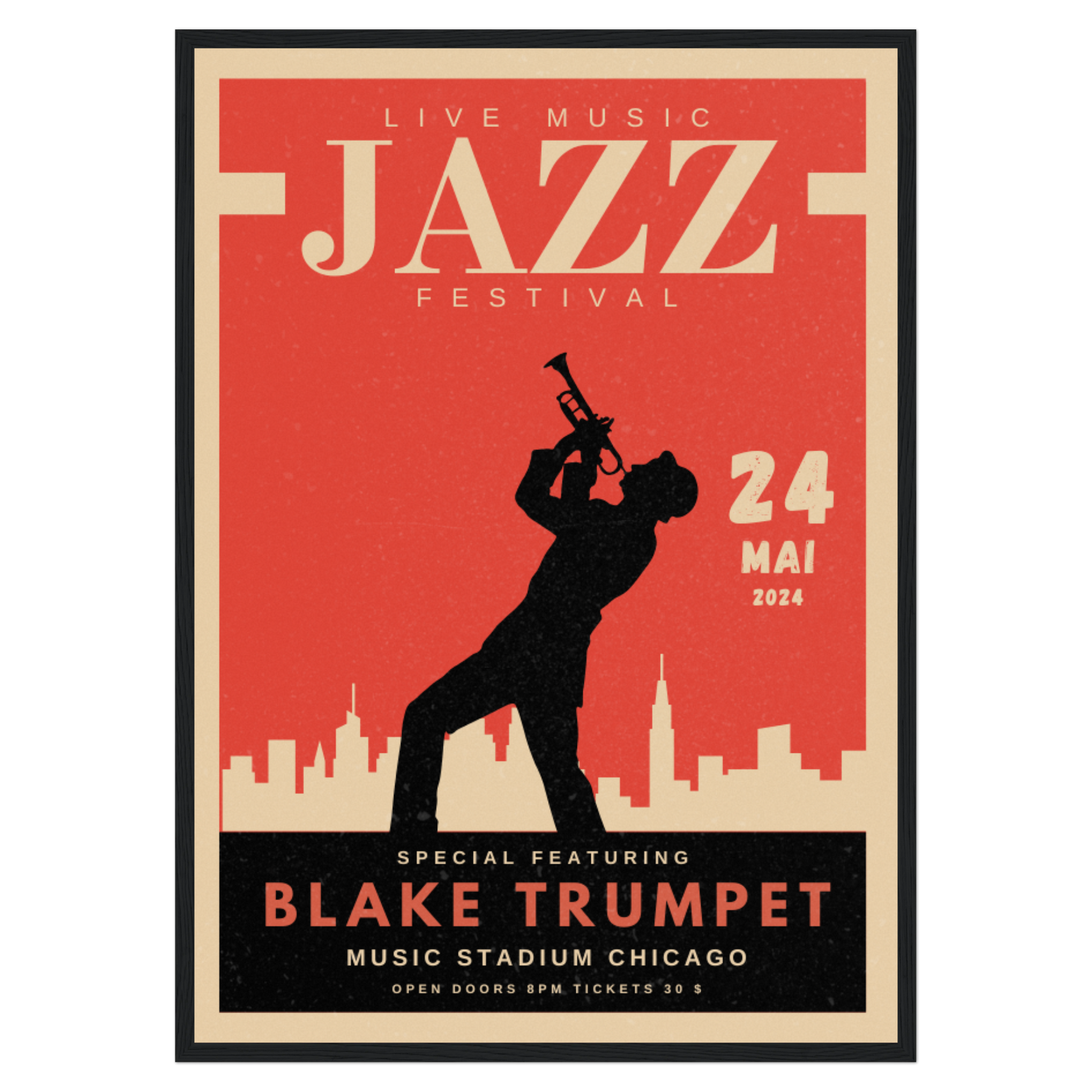 Festival Musique Jazz - Trompette Bleue Vague Flow