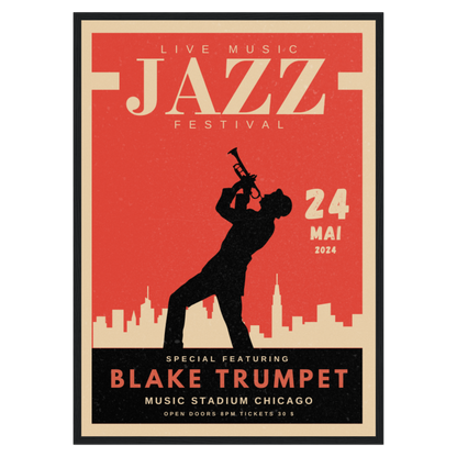 Festival Musique Jazz - Trompette Bleue Vague Flow