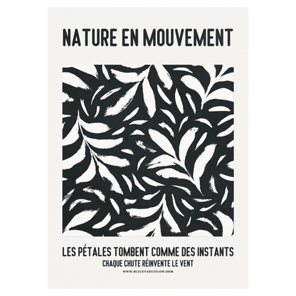 Nature En Mouvement - Lueur Bleue Vague Flow