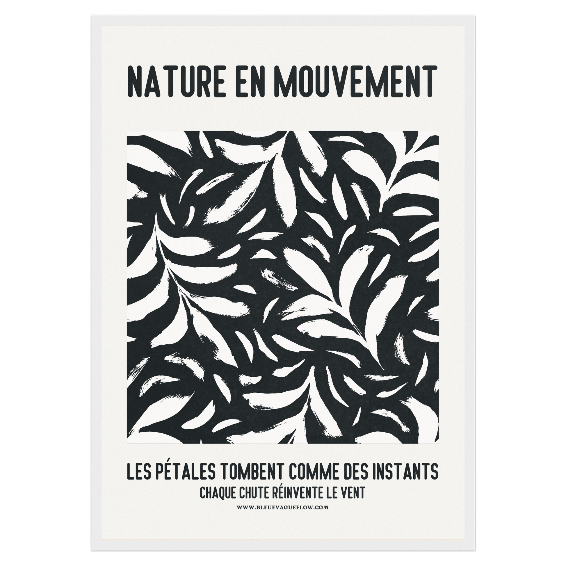 Nature En Mouvement - Lueur Bleue Vague Flow