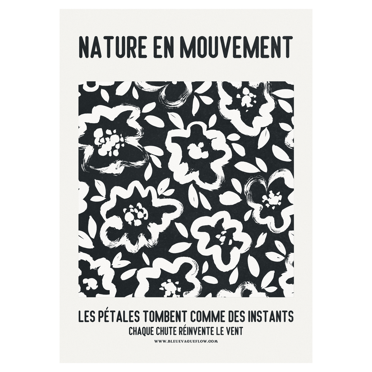 Nature En Mouvement - Flux Bleue Vague Flow
