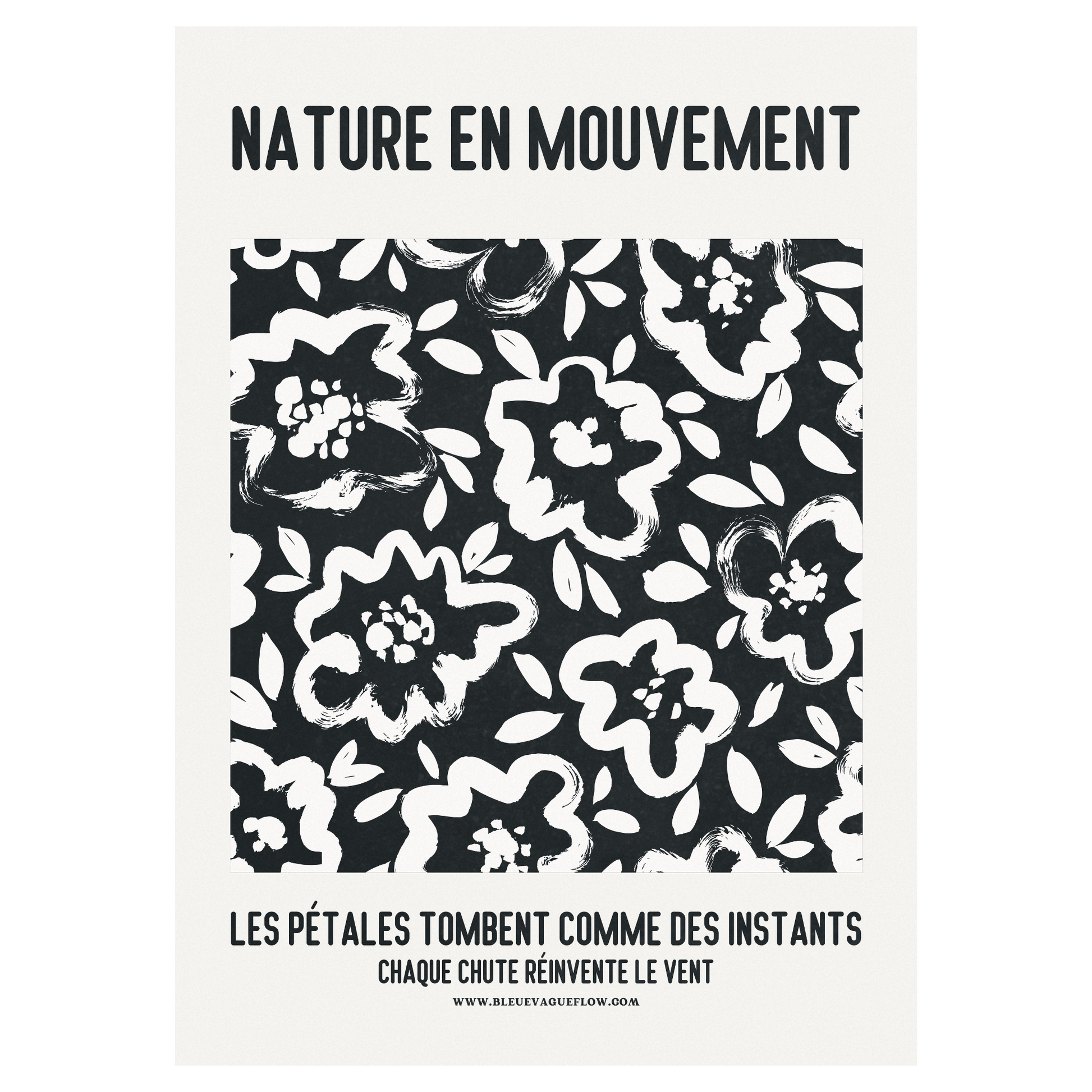 Nature En Mouvement - Flux Bleue Vague Flow