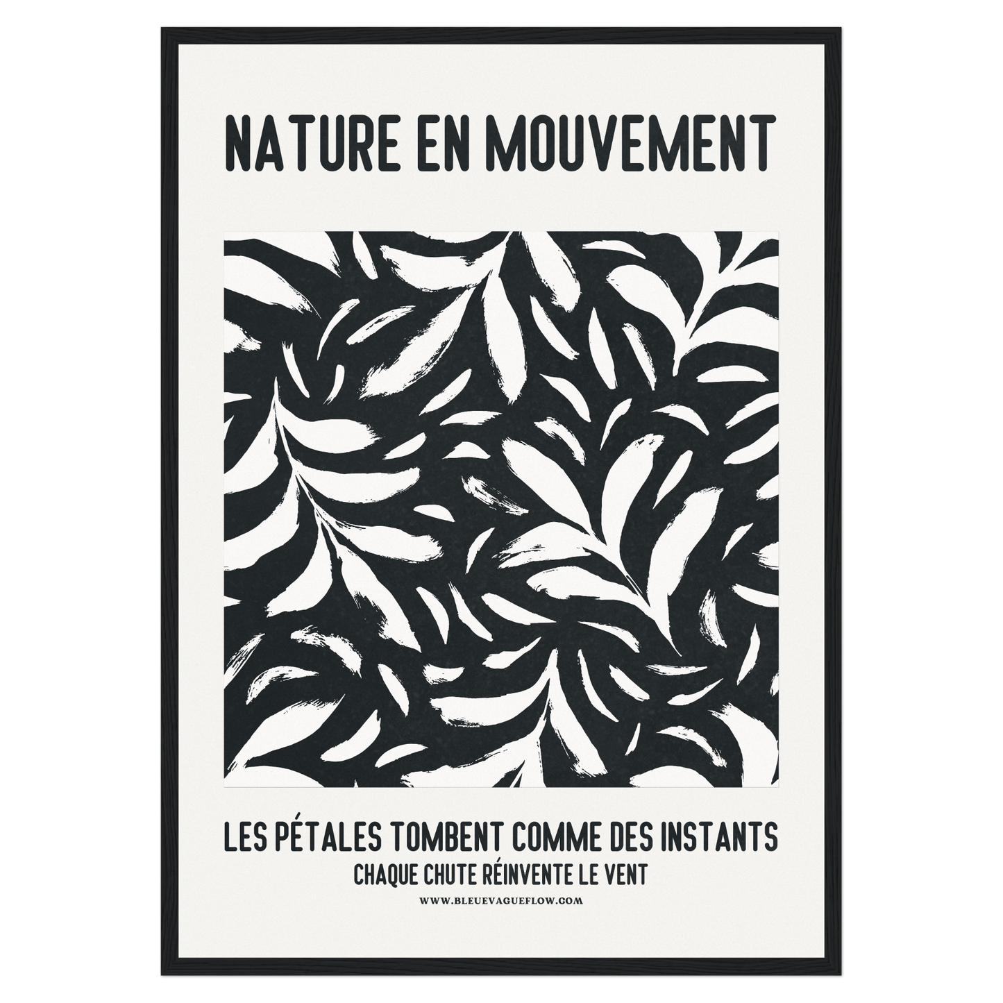 Nature En Mouvement - Lueur Bleue Vague Flow