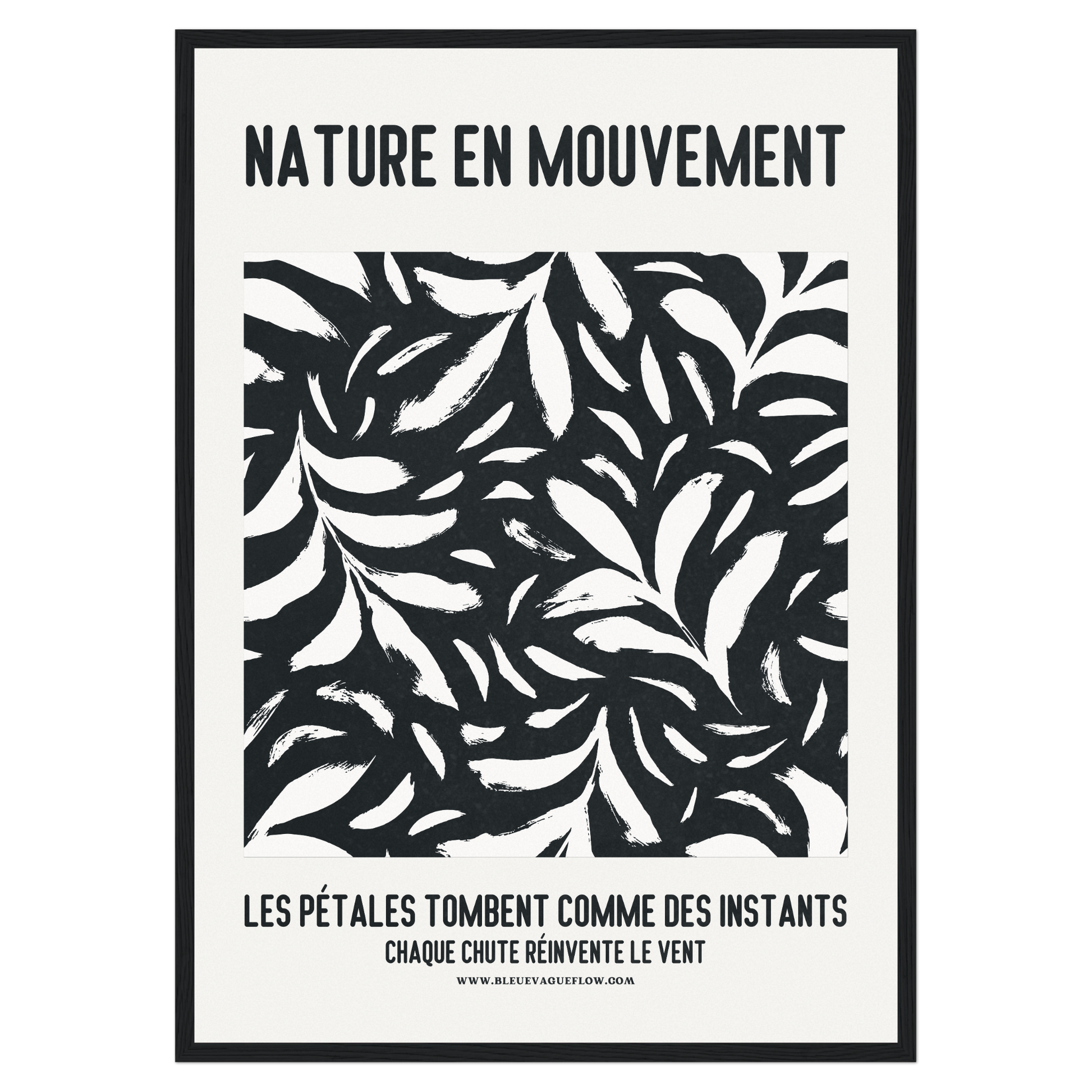 Nature En Mouvement - Lueur Bleue Vague Flow