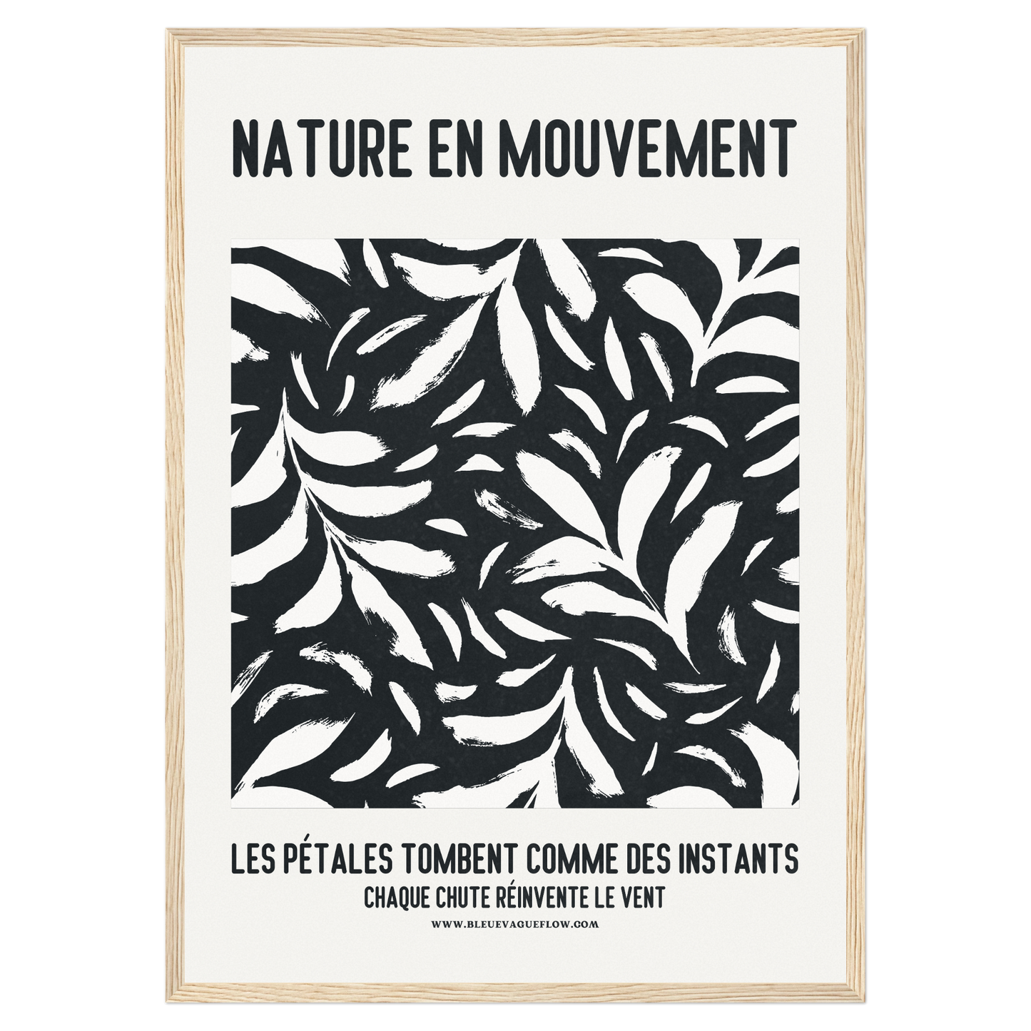 Nature En Mouvement - Lueur Bleue Vague Flow