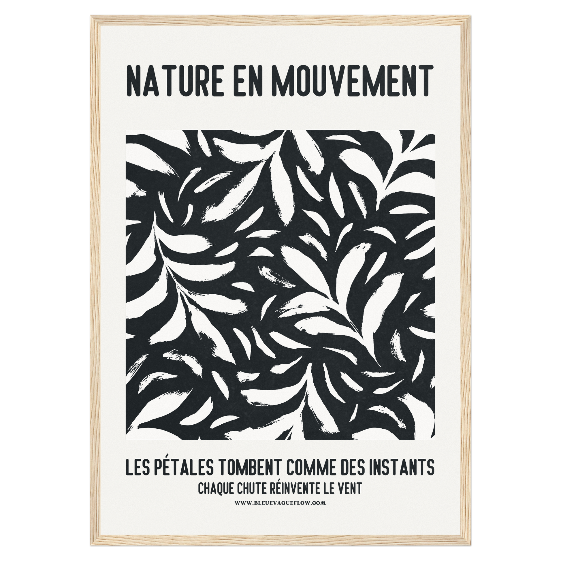 Nature En Mouvement - Lueur Bleue Vague Flow