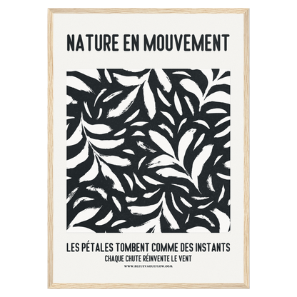Nature En Mouvement - Lueur Bleue Vague Flow