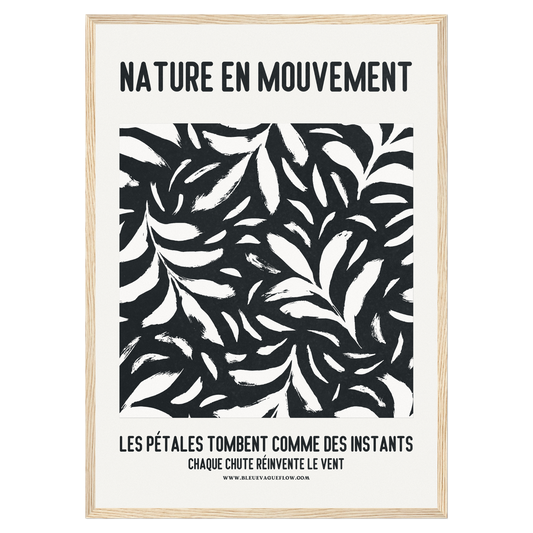 Nature En Mouvement - Lueur Bleue Vague Flow