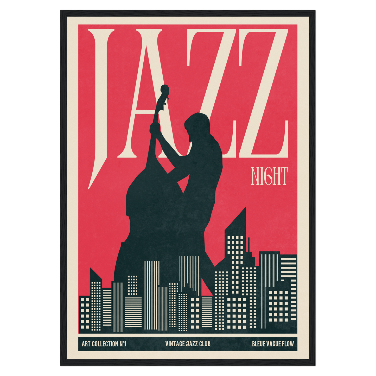 Jazz Night - Art Collection No1 (Contrebasse)