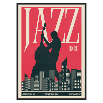 Jazz Night - Art Collection No1 (Contrebasse)