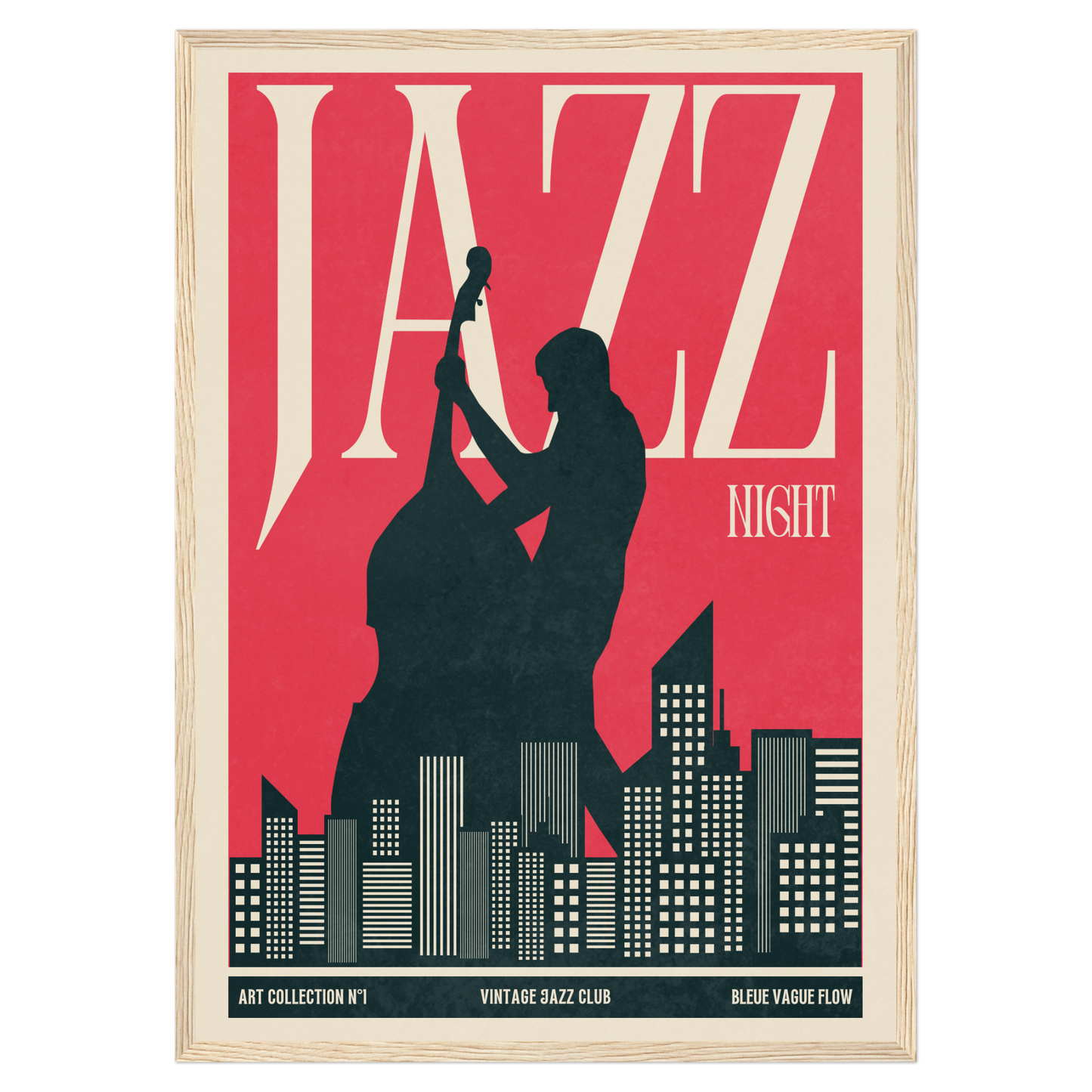 Jazz Night - Art Collection No1 (Contrebasse)