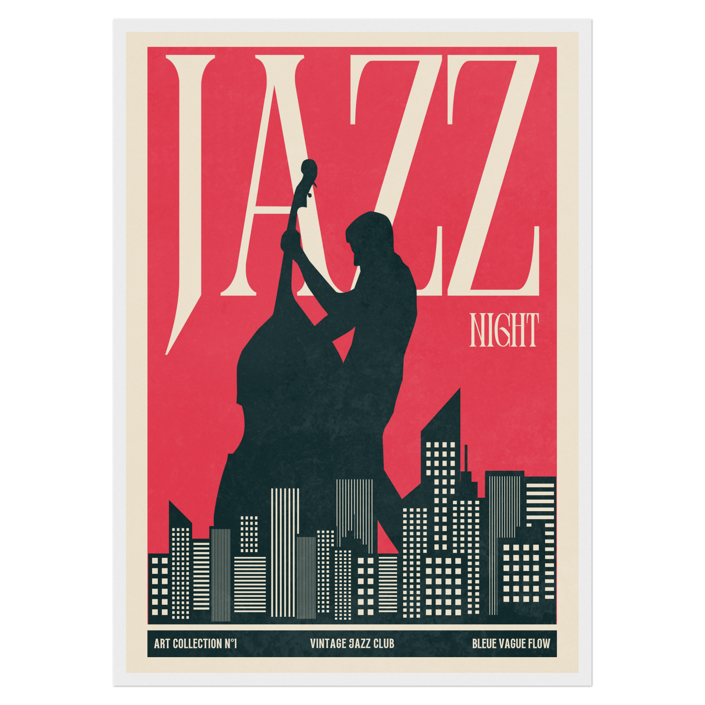 Jazz Night - Art Collection No1 (Contrebasse)