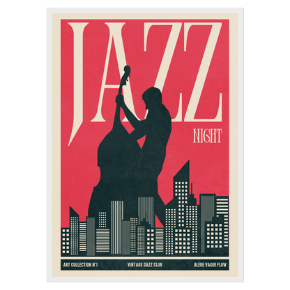 Jazz Night - Art Collection No1 (Contrebasse)