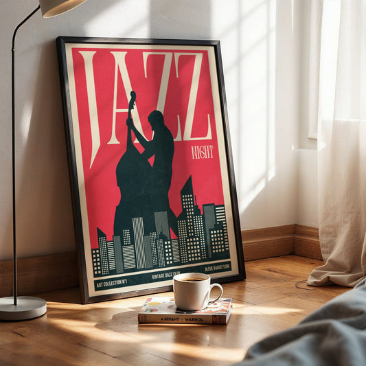 Jazz Night - Art Collection No. 1 (Double Bass)